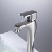 Tap Bathroom Sink Faucet Lavatory Basin Mixer Tap Single Lever Handle Brushed Nickel - B076Z65K8R